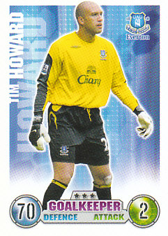 Tim Howard Everton 2007/08 Topps Match Attax #113